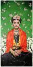 FRIDA AND FLOWERS<br /><br />180x100<br />Olio su tela<br />Collezione privata